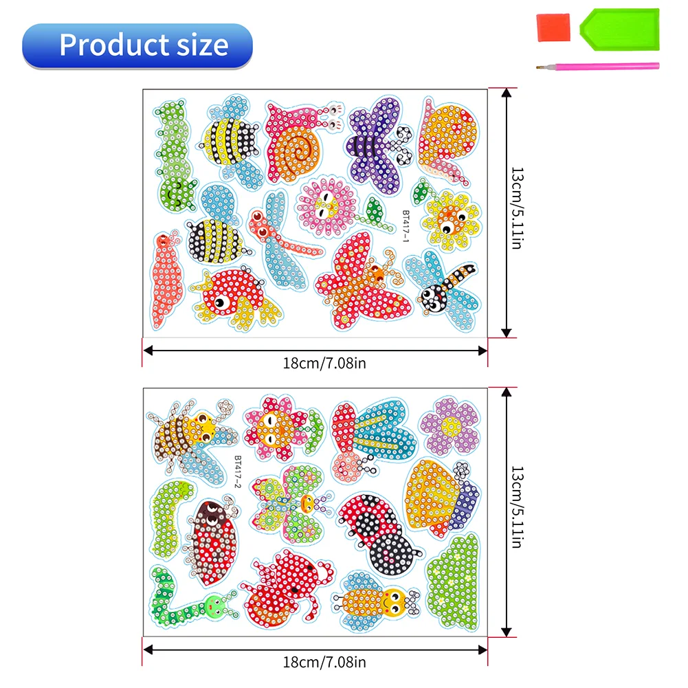 DIY Diamond Painting Kits Creative Diamond Stickers Gift for Kids
