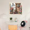 Bicycle Flowers-11CT Stamped Cross Stitch 40*40cm/15.75*15.75in tapestrymarket