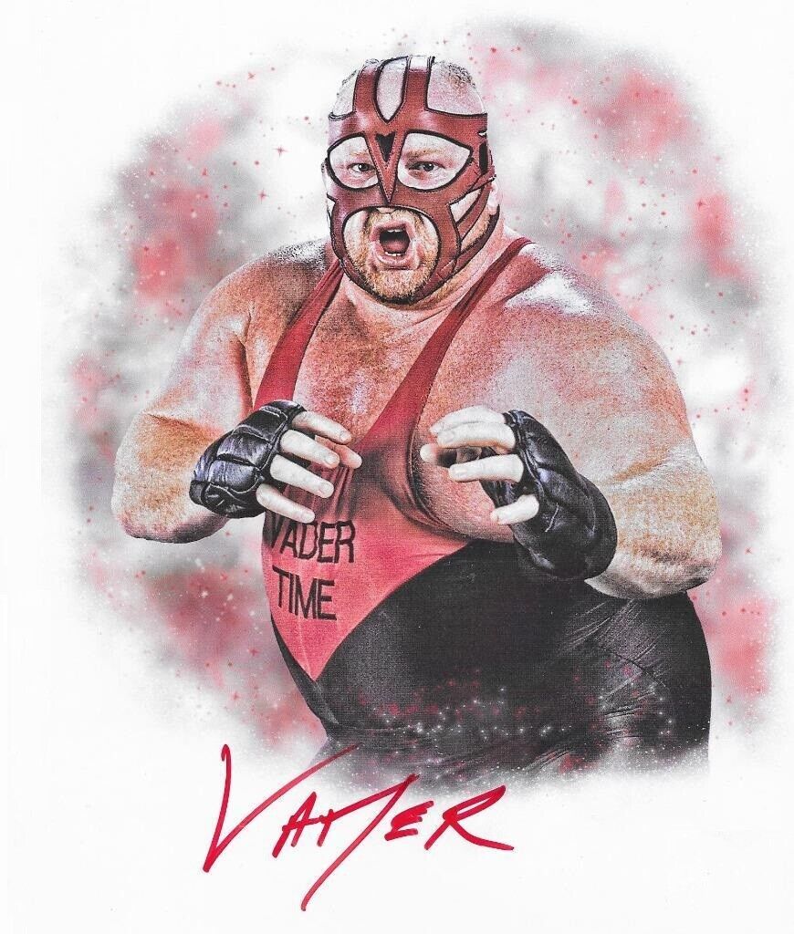 VADER WWE WWF Autographed Signed 8x10 Photo Poster painting REPRINT