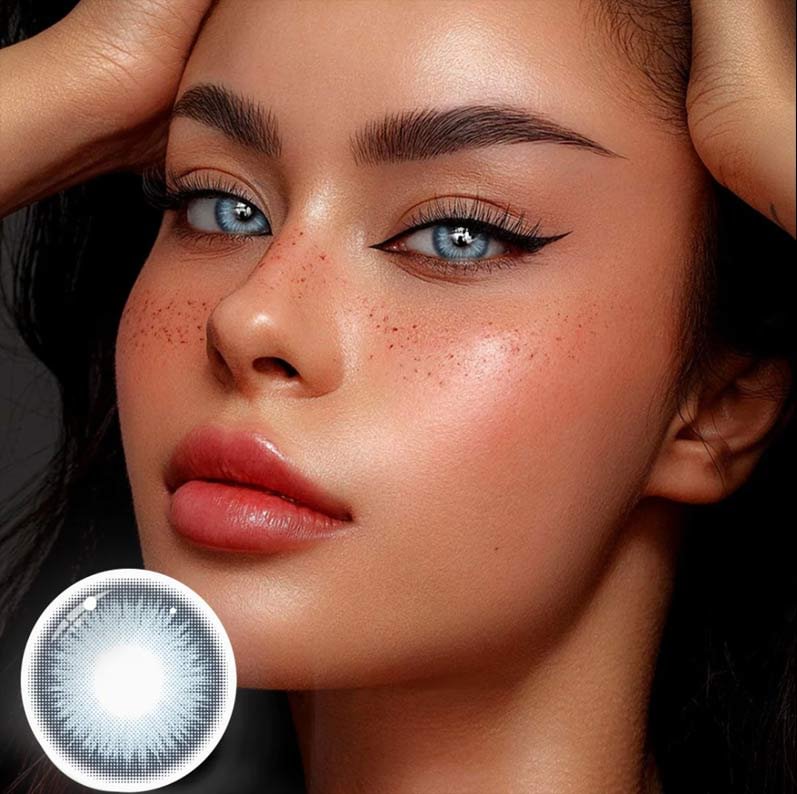 Savage Blue Yearly Colored Contact Lenses
