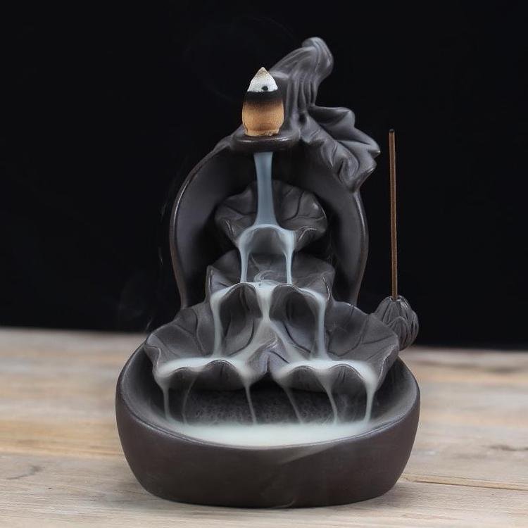 Lotus Waterfall Incense Burner