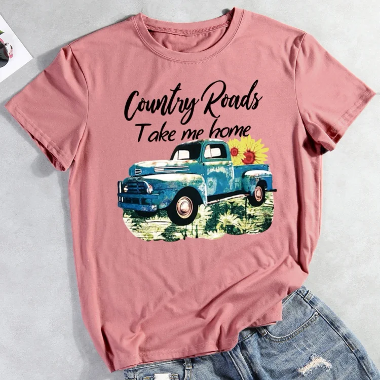 ANB -  Country road takes me home T-shirt Tee -04885