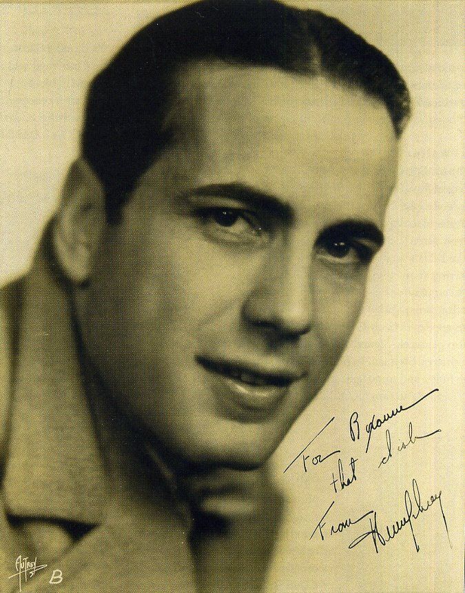 HUMPHREY BOGART Autographed Photo Poster paintinggraph - Film Star Actor - Preprint