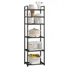 6 Tier Metal Storage Shelf Heavy Duty Shelving Unit for Kitchen Bathroom Laundry