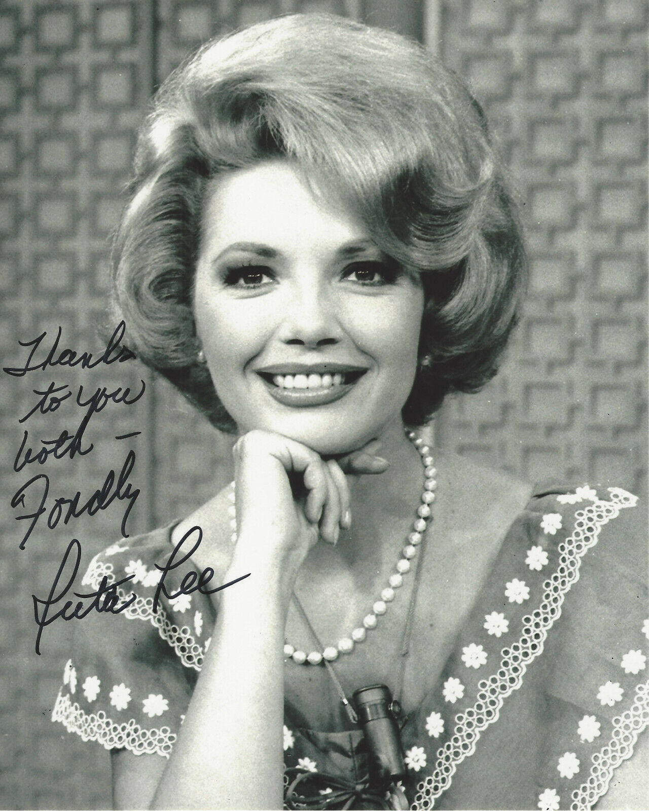 RUTA LEE SIGNED AUTHENTIC 8x10 Photo Poster painting B w/COA ACTRESS DANCER ANDY GRIFFITH SHOW