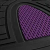 FH Group Automotive Floor Mats - Heavy-Duty Rubber Floor Mats for Cars, Universal Fit Full Set, Climaproof Floor Mats, Trimmable Floor Mats for Most Sedan, SUV, Truck Floor Mats Purple