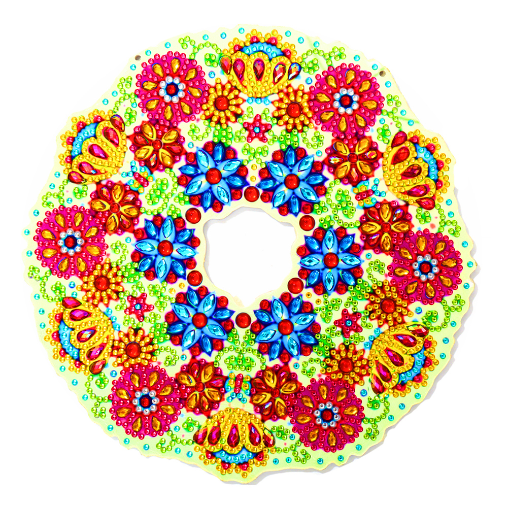 

Mandala Wreath - 5D DIY Craft Pendant - 23*23CM, 501 Original
