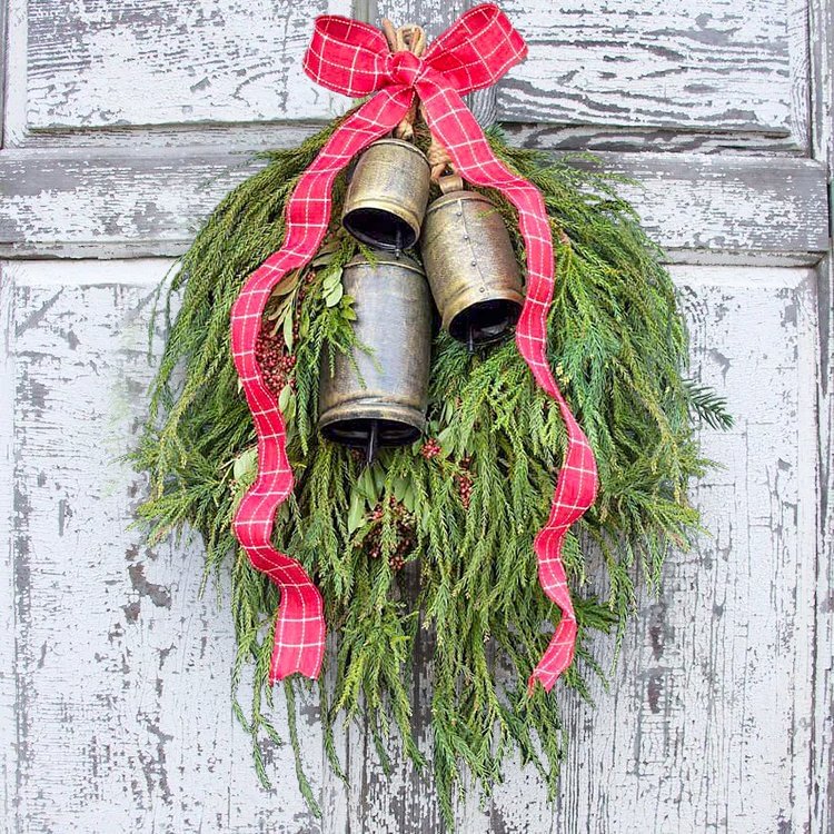 🎄Christmas Hot Sale 49% Off🔥🔔Christmas Vintage Bell Wreath🔔