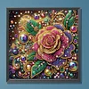 DIY Partial Special Shaped Drill Diamond Painting-Rose