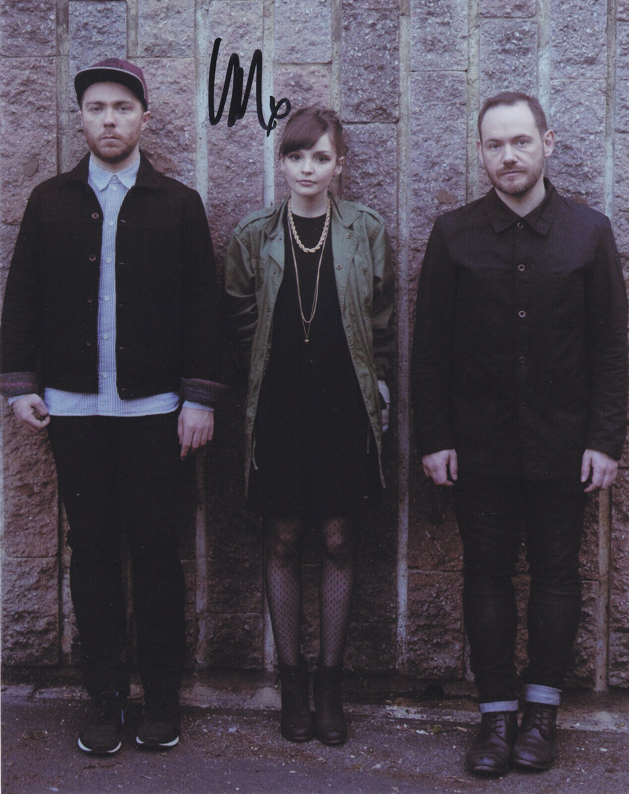 LAUREN MAYBERRY SIGNED AUTOGRAPH CHVRCHES MUSIC 8X10 Photo Poster painting PROOF #5