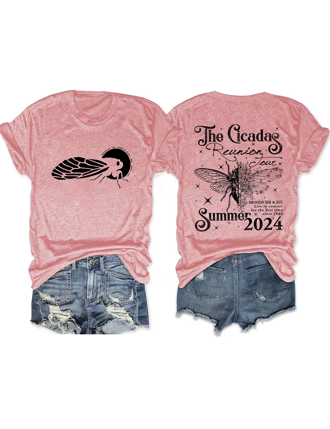 The Cicadas Reunion Summer Tour T-shirt