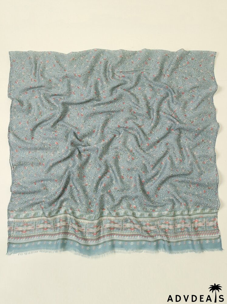 Flower Print Scarf