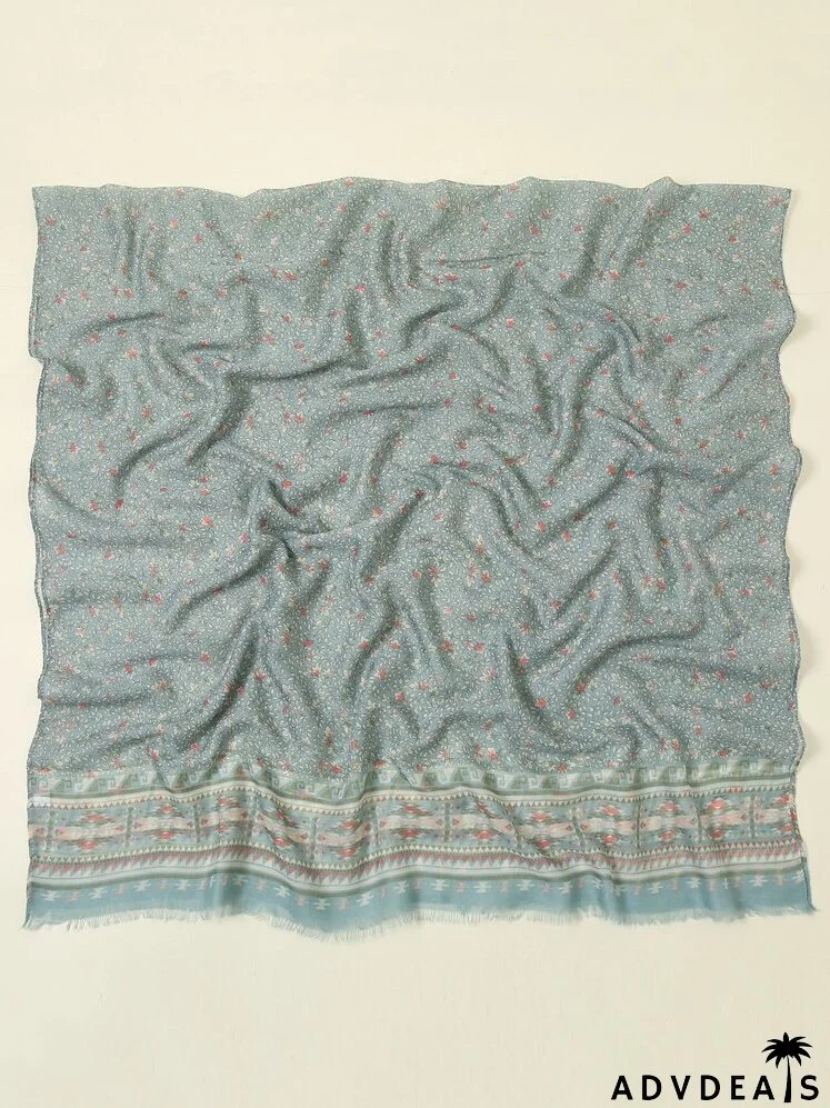Flower Print Scarf