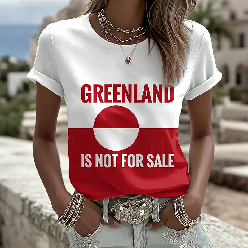 Greenland Not For Sale Women's Casual T-shirt artswardrobe