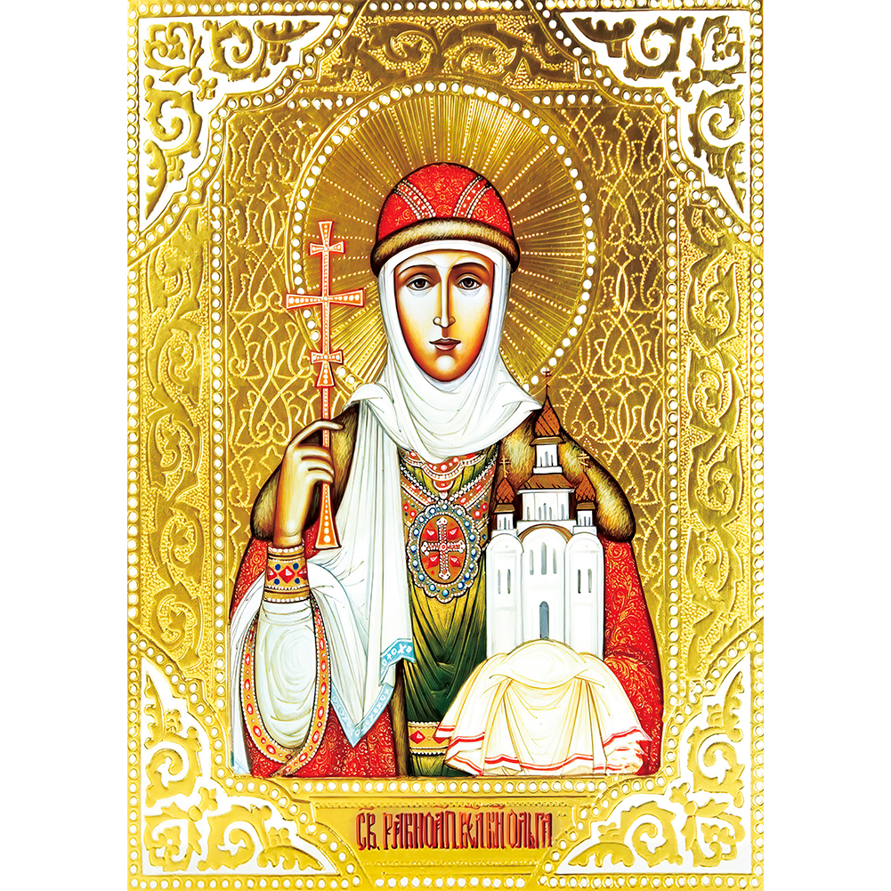 

30*40CM - Special Shaped Diamond Painting - Religious Idol, 501 Original