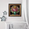 (Multi-Style)Dark Color Vase-Partial Special Shaped Diamond Painting 30*30CM