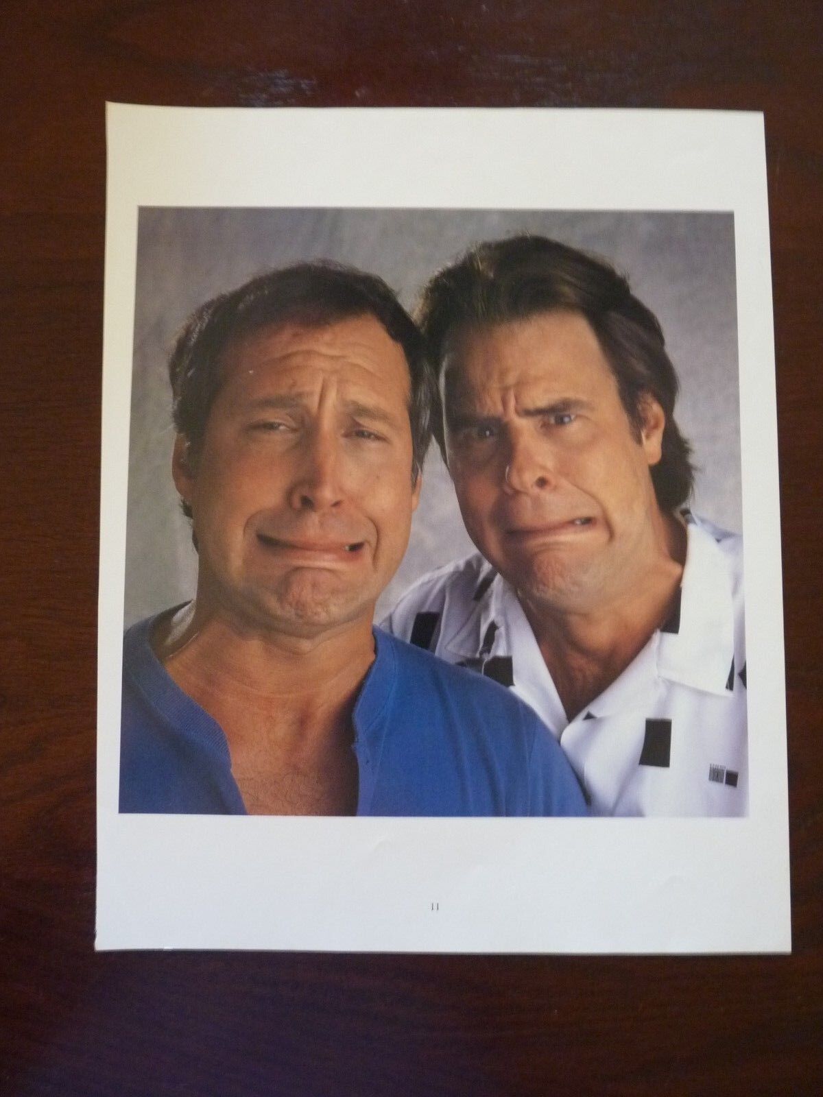 Chevy Chase Dan Aykroyd Single Coffee Table Book Photo Poster painting Page 8x11