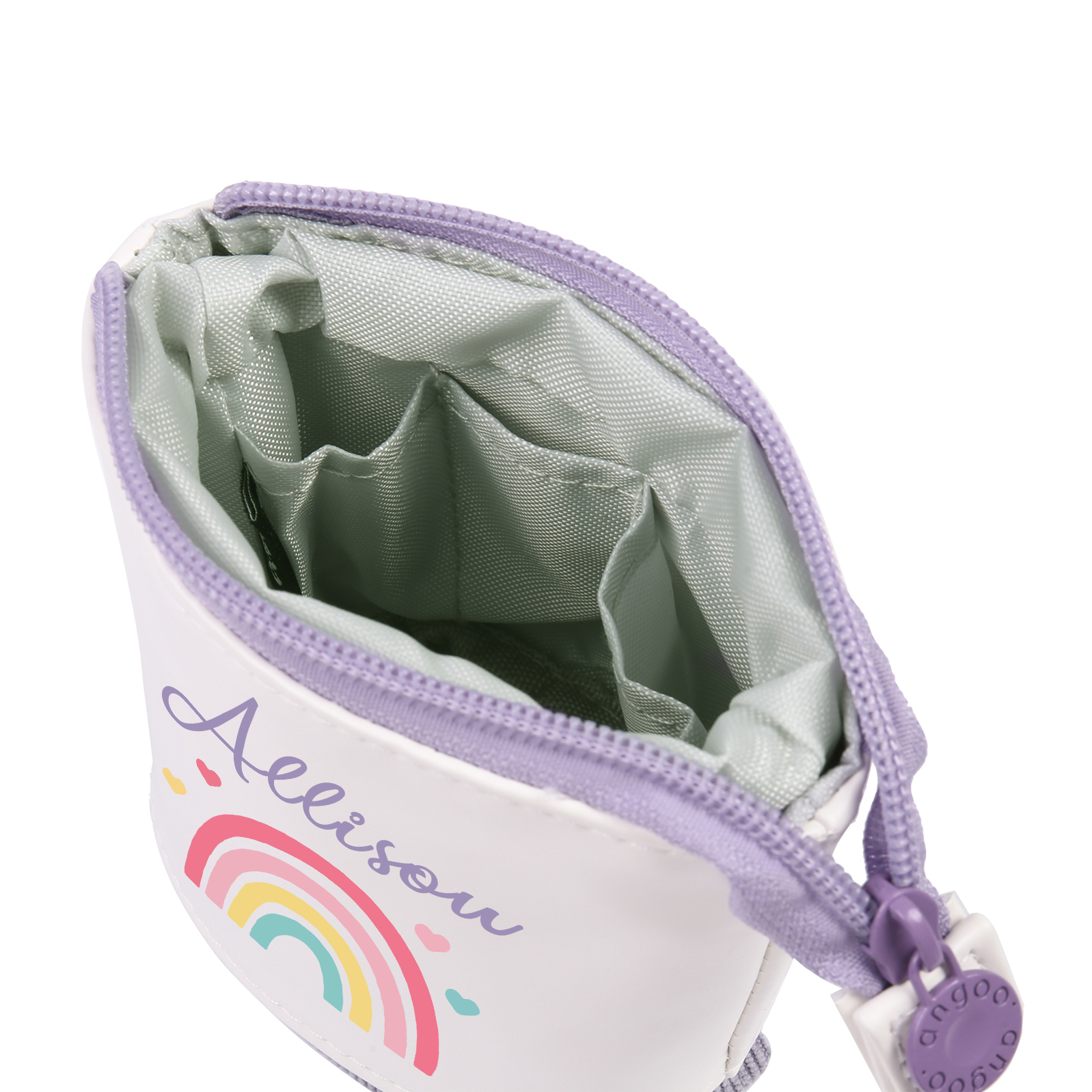 Astuccio per matite acrobaleno personalizzato con 1 nome regalo per scuola elementare bambini