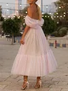 Off-The-Shoulder Wedding Midi Dress