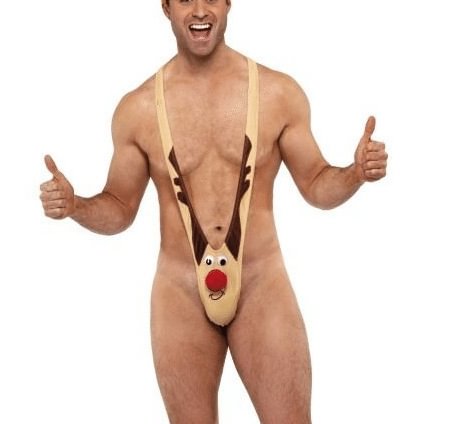 Halloween Men's Reindeer Sexy Underwear 