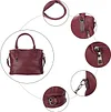 Damen Handtasche Leder Henkeltasche Top Griff Tasche Vintage Weiches Umhängetasche Schultertasche für Frauen