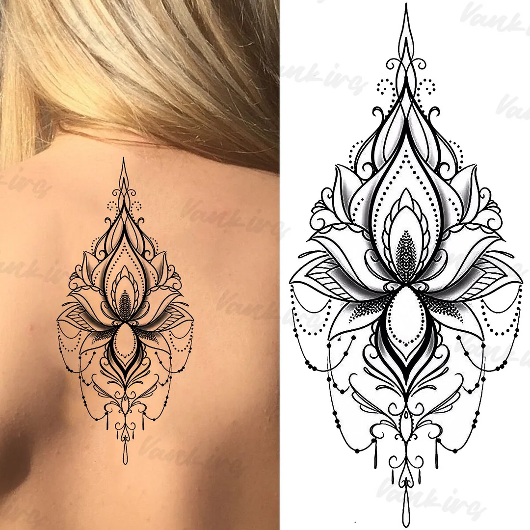 Sdrawing Flower Temporary Tattoos For Women Girls Realistic Lavender Butterfly Flower Fake Tattoo Sticker Forearm Body Tatoos 3D