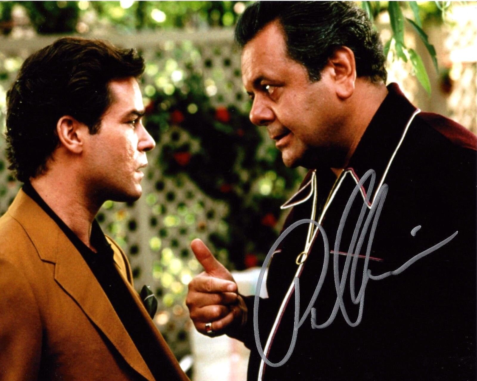 ACTOR PAUL SORVINO SIGNED 'GOODFELLAS' 8X10 Photo Poster painting W/COA PAULIE PROOF C