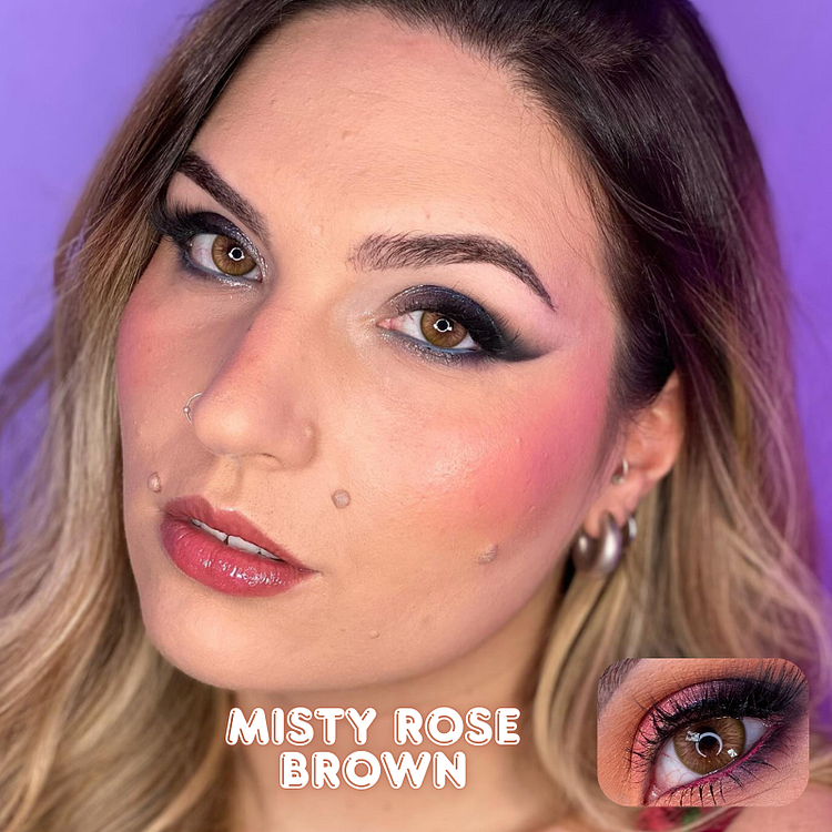 【NEW】Misty Rose Brown Colored Contact Lenses
