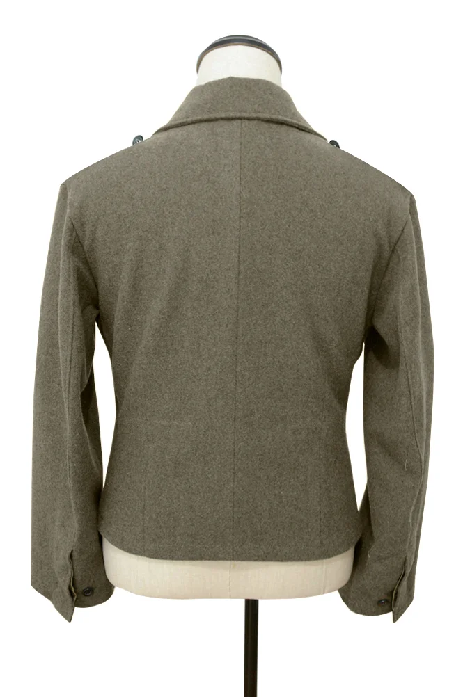   Wehrmacht German Assault Gunner Brown Wool Wrap Jacket German-Uniform