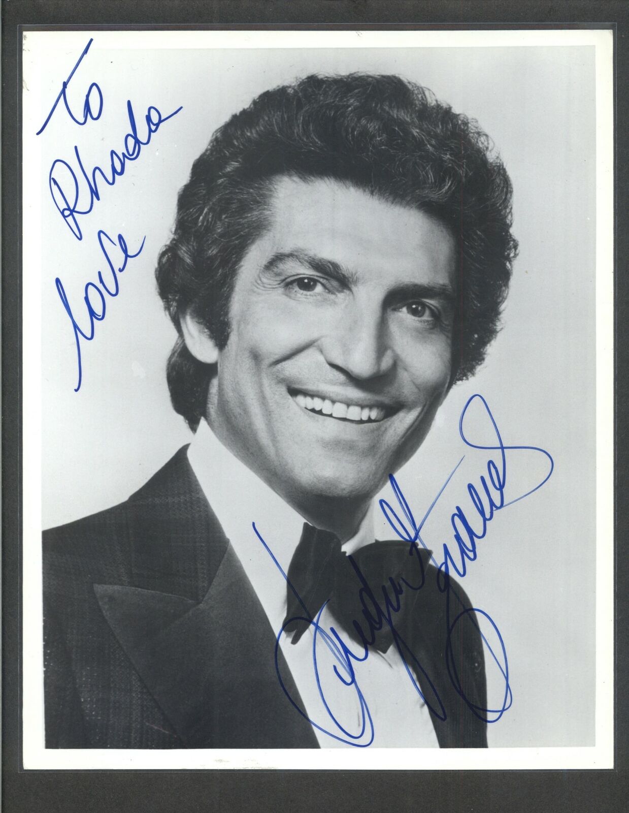 Sergio Franchi - Signed Autograph Movie Still - Tenor - Singer