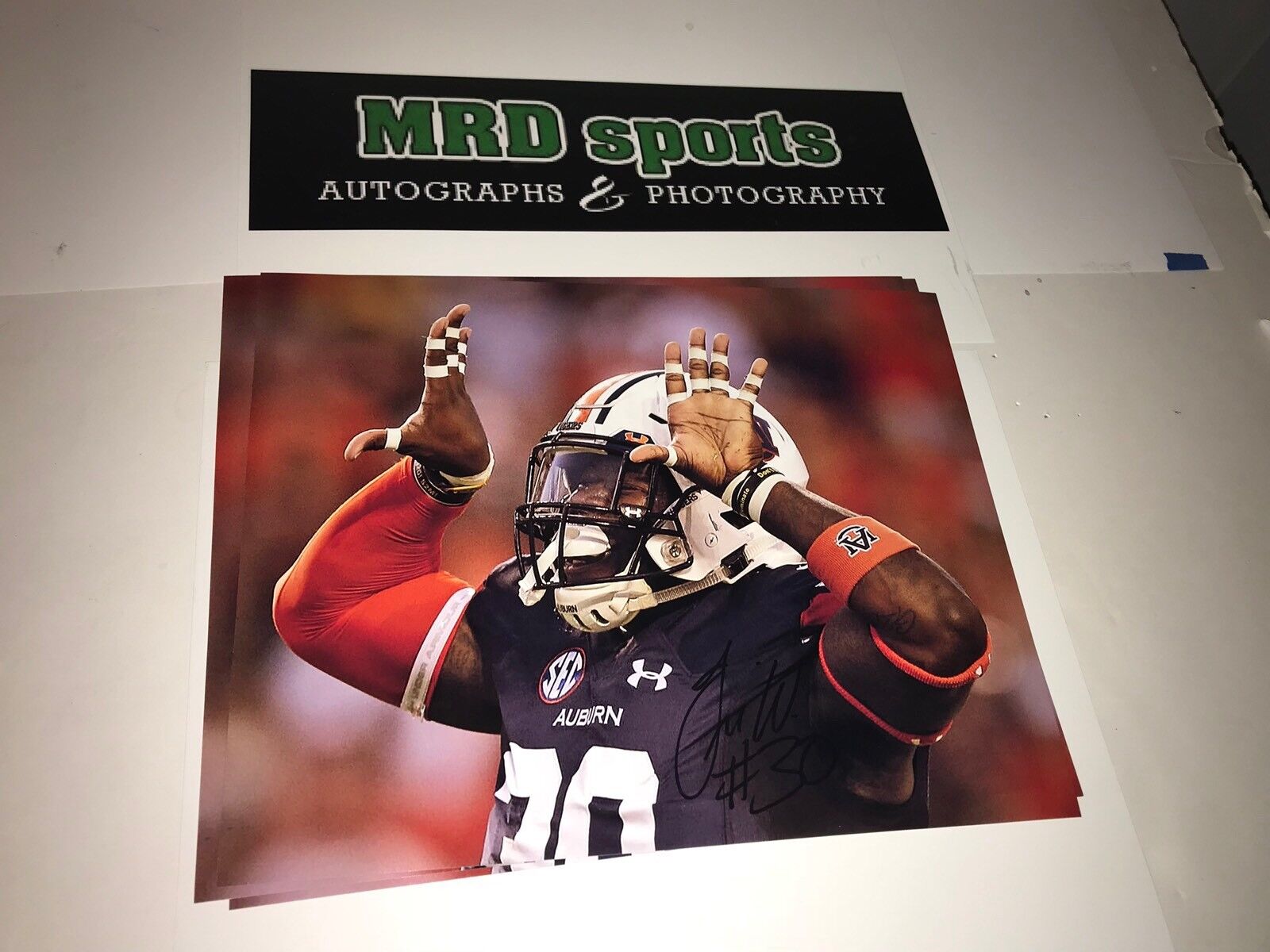 Tre’ Williams Auburn Tigers hand signed autographed 8x10 football Photo Poster painting C