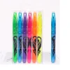 20PCS Erasable Oblique Head Color Fluorescent Pen Eraser School Season Student Office Stationery Highlighter