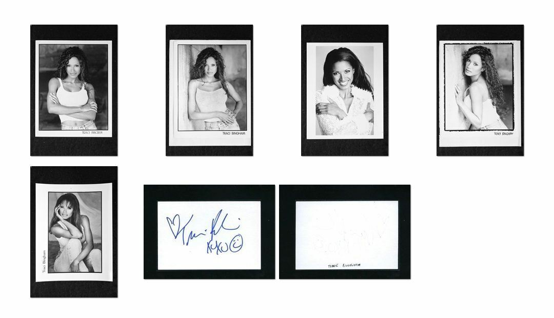 Traci Bingham - Signed Autograph and Headshot Photo Poster painting set - Baywatch