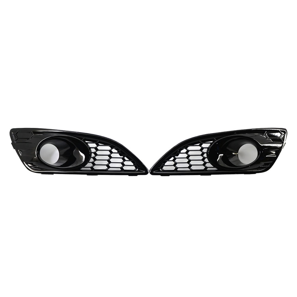 

1 Pair Hollow Front Bumper Fog Lamp Lower Grille for Ford Fiesta JA8 13-17, 501 Original