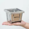 Pocket Stove Outdoor Portable Foldable Storage Indoor And Outdoor Stainless Steel Barbecue Grill