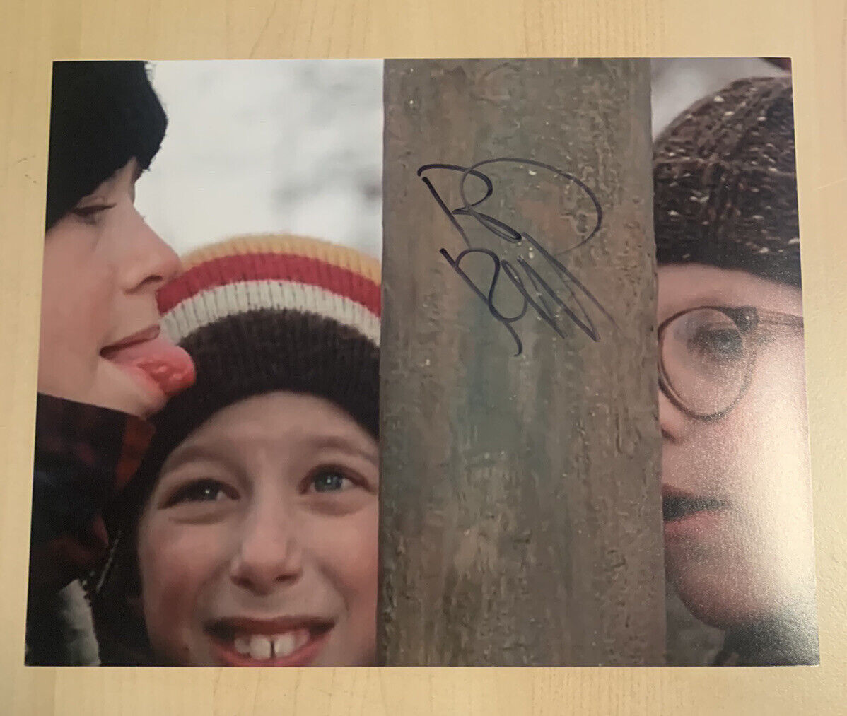 RD ROBB HAND SIGNED 8x10 Photo Poster painting ACTOR AUTOGRAPHED A CHRISTMAS STORY SCHWARTZ COA