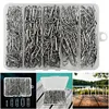 260pcs Fishing Power Clips Stainless Steel Speed Clips for Freshwater Saltwater