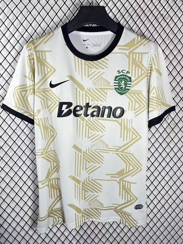 2026-27 Lisbon Special Edition White and Yellow Jersey - Fan Version