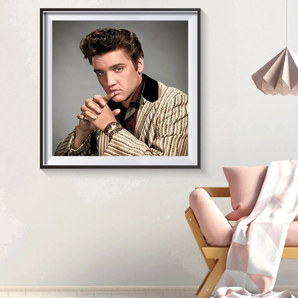5D DIY Elvis Presley Diamond Painting Kits Full Round Drill Wall Decor Crafts