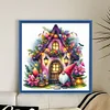 House Gnome-11CT Stamped Cross Stitch 40*40cm/15.75*15.75in