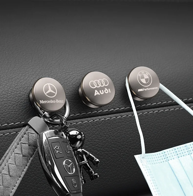 Car seat back invisible hook