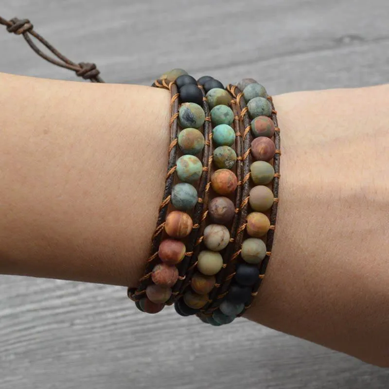 Agate Balance Charm Bracelet
