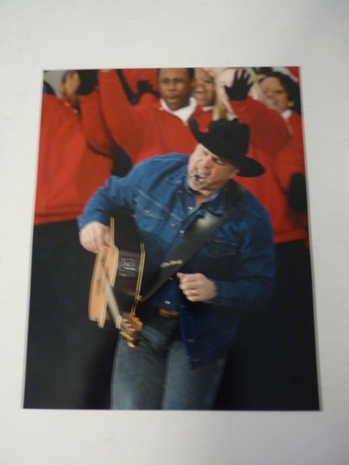 Garth Brooks Live Color 8x10 Photo Poster painting Promo Picture Country Music