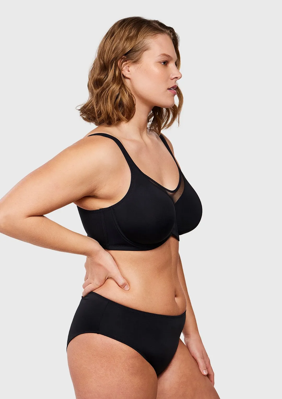 CoolComfort Smoothing Unlined Minimizer Underwire Bra
