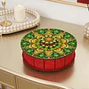 DIY Wooden Diamond Art Painting Storage Box Kit with Rotate Lid Diamond Art Painting Holder Box for Adults Beginners Home Office Decor
