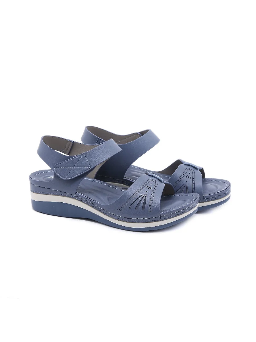 Cutout Perforated Sandal