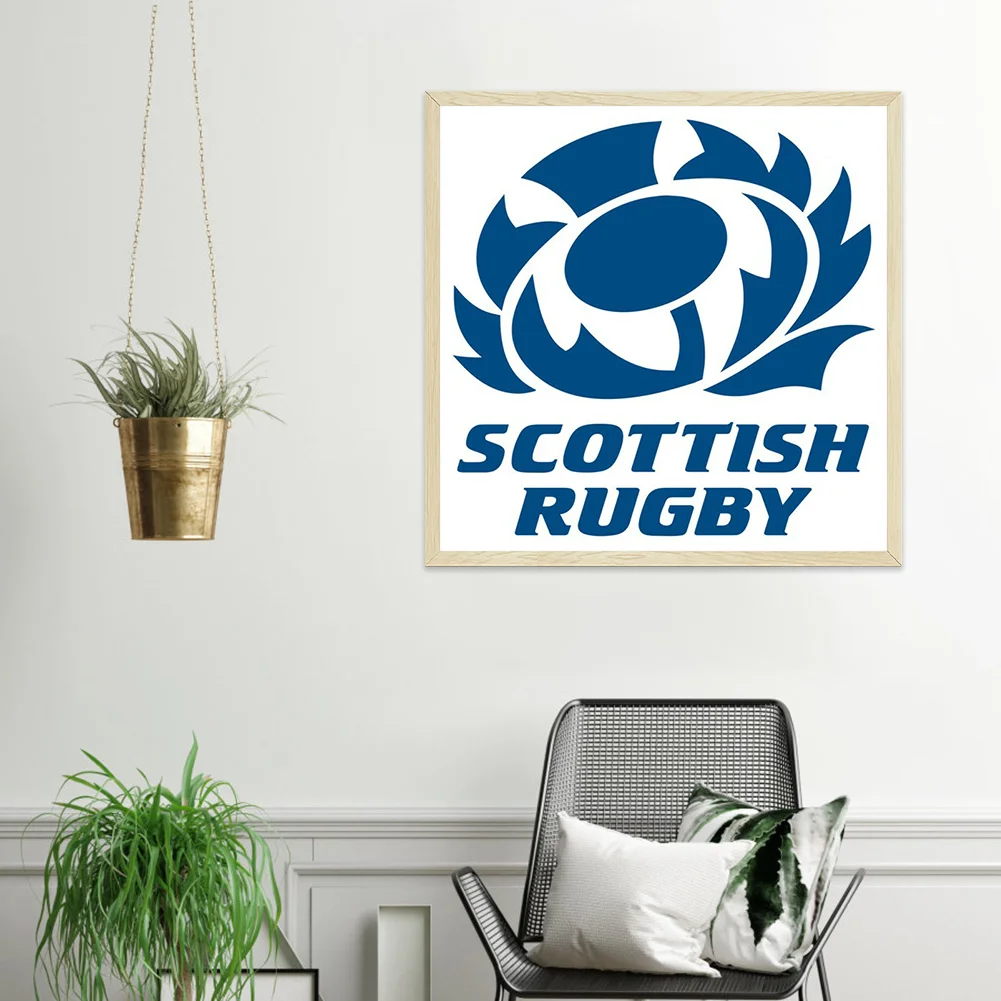 Full Round Diamond Painting 30*30cm - Scottish Rugby Union