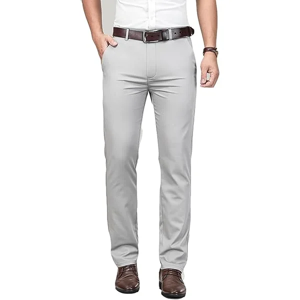 Calormas Timelessflex Herren-Hose - Stretch Anzughose Gerade Passform