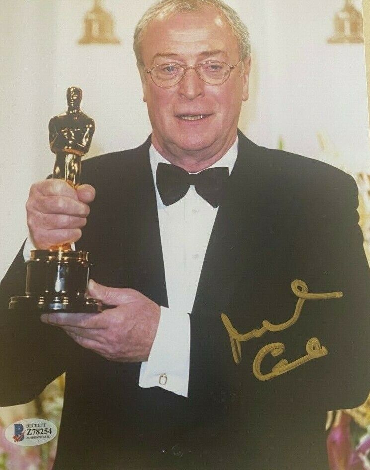 Michael Caine signed autographed 8x10 Photo Poster painting Beckett COA OSCAR