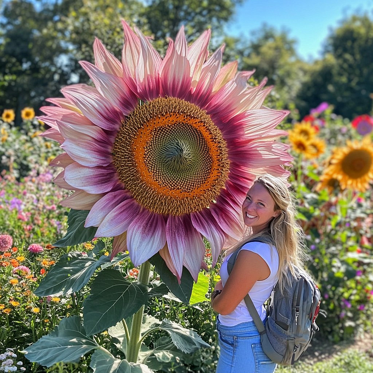 Giant sunflower seeds: Give your garden a dazzling 'sun messenger'